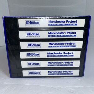 This Old House Season 23: Manchester House Project (6 Box Set) (VHS Tape) New.